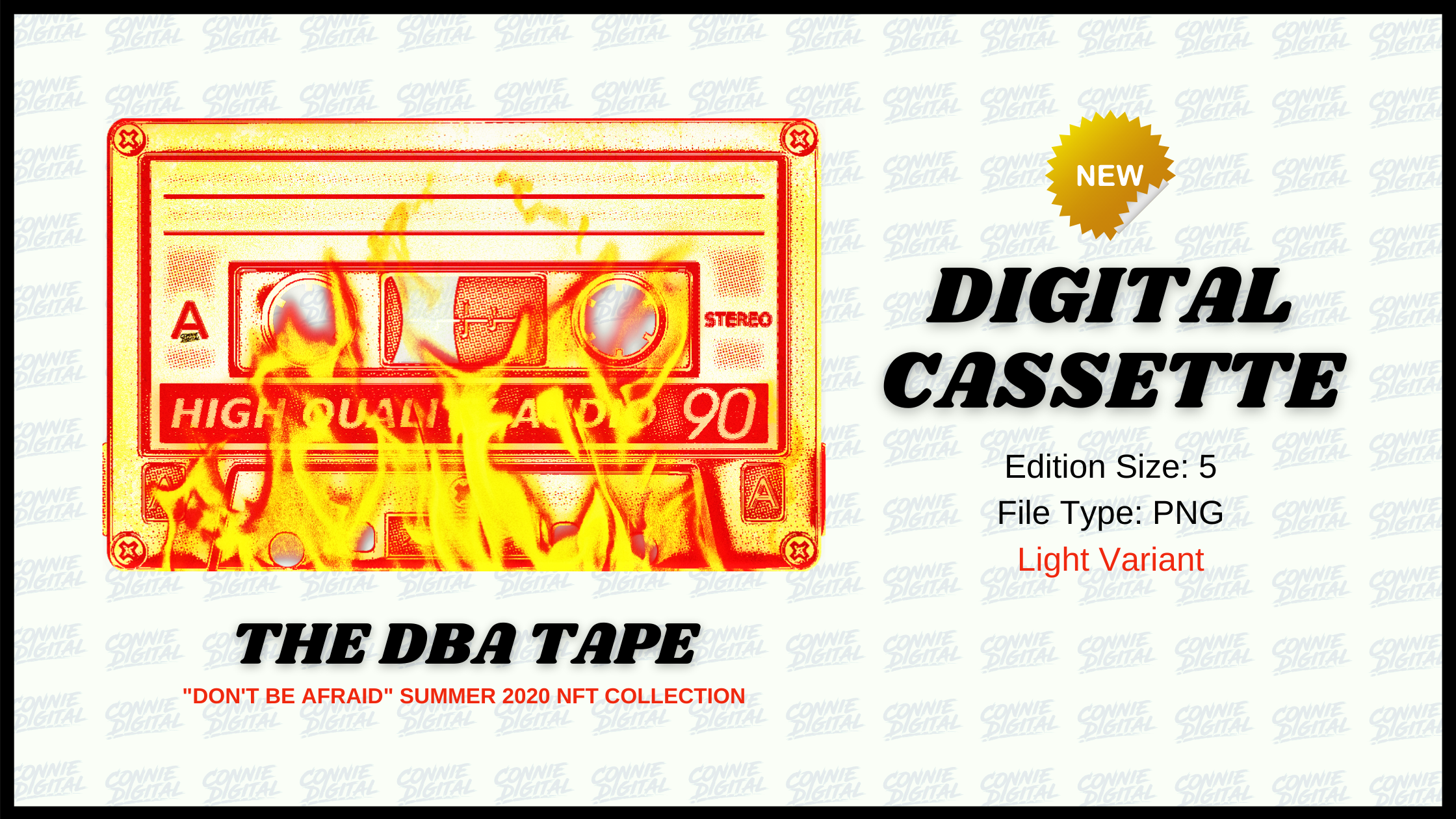 Digital Cassette Collection 2020 - Connie Digital Dont Be Afraid