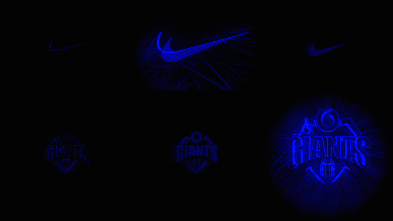 Nike and Vodafone Giants motion graphics logo animation