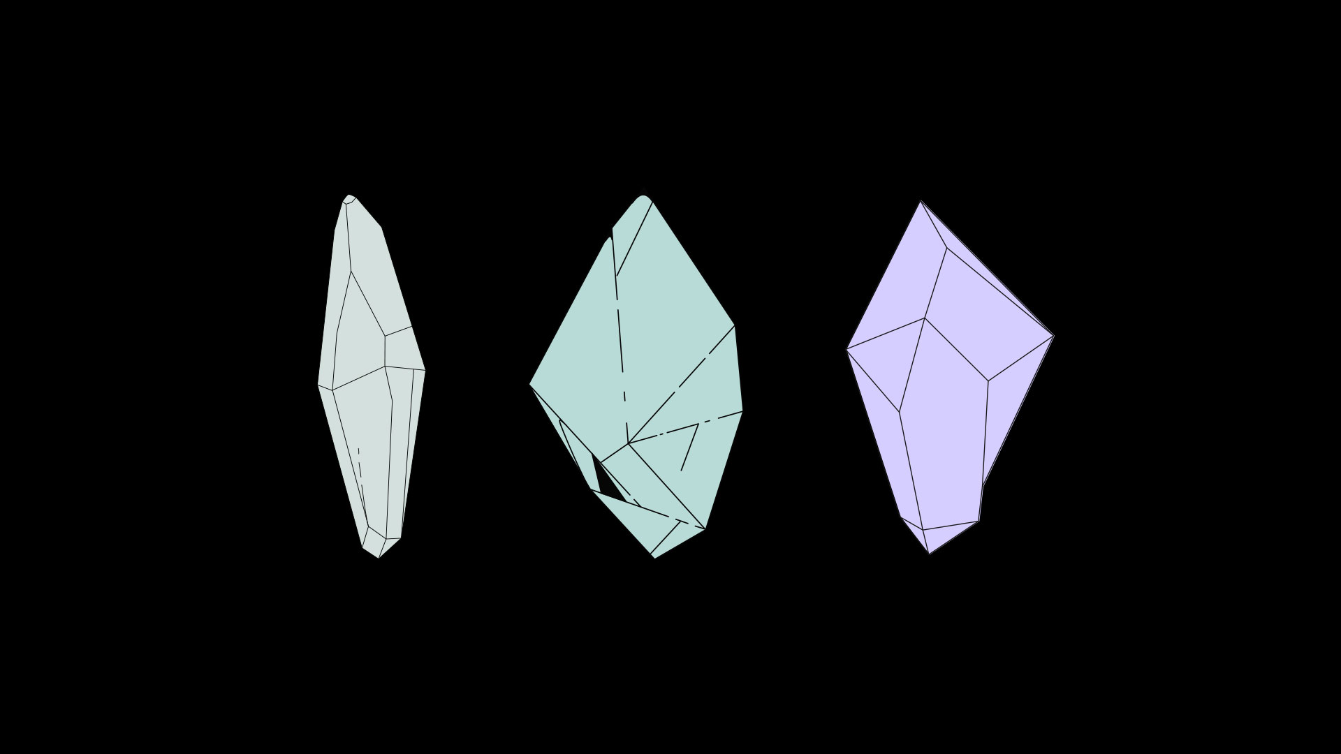 3D diamond drafts