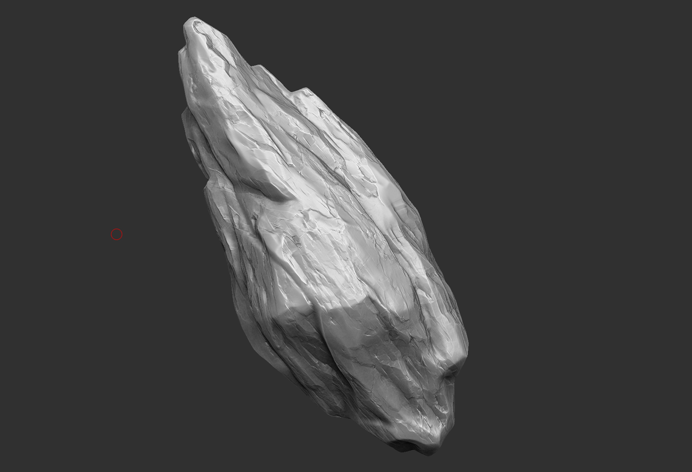3D model of a rock